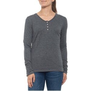 NWT (S) Women's Gray Henley Top